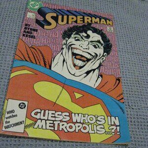 DC Superman Guess whos in Metropolis...? #9 Sept 1987 Comic Book